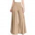 Ladies' Straight Fit Elastic Waist Wide Leg Office Pants for Women