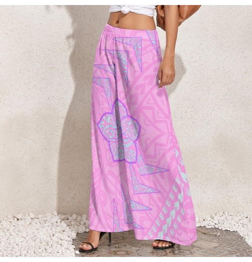 garments manufacturer customized on demand personality casual loose pants for ladies new design polynesian long pants for women garments manufacturer customized on demand personality casual loose pants for ladies new design polynesian long pants for women